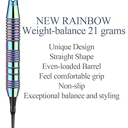 sanfeng Darts Plastic Tip Set Rainbow Blue Color
