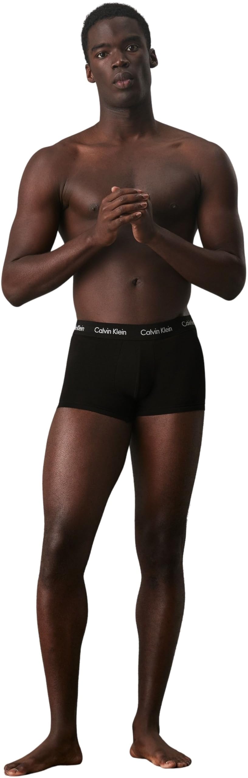Calvin Klein Herren 3er Pack Boxershorts Low Rise Trunks Unterwäsche, Schwarz (Black W Black Wb), L 5