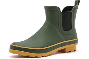 SWIFT*FROG SWIFTFROG Rain Boots for Women - Waterproof Ankle Garden Shoes Anti-Slipping Floral Printed Rainboots for Ladies Stylish Light Ankle Rain Shoes, Women's Rain Footwear