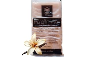 FLEUR DE SPA Premium Paraffin Wax Refills - Made in USA - Enhanced and Rich Oil Infusion of Coconut and Jojobo for Luxurious Spa and Home Use on Hands and Feet