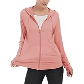 LETAOTAO Womens' Lightweight Zip Up Hoodies Stretch Thin Summer Jackets For Women