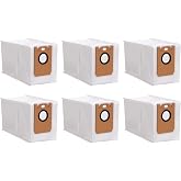 Dust Bags Replacement for Tikom L8000 Plus/Medion X20 SW+ MD 11415 Robot Vacuum Cleaner, Disposable Large Capacity Vacuum Bags Accessories - 6 Pack
