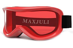 MAXJULI Kids Ski Goggles - Helmet Compatible Snow Goggles for Baby &Toddler with 100% UV Protection Age 0-4 4301