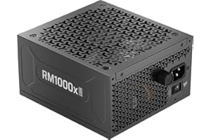 CORSAIR RM1000x Shift (2025) Fully Modular ATX Power Supply – Modular Side Interface, Native 12V-2x6 Cable, ATX 3.1 & PCIe 5.