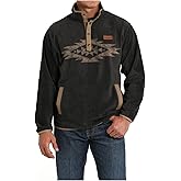 Cinch Men's Charcoal Fleece Pullover