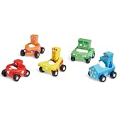hand2mind Numberblocks Mini Vehicles, Toy Vehicle Playsets