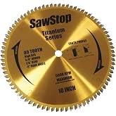 SawStop Titanium Series Premium Woodworking Blade - 80 Tooth BTS-P-80HATB