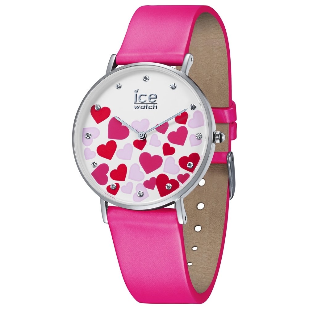 Ice-Watch - ICE love 2017 City - Women's wristwatch with leather strap - 013374 (Small)