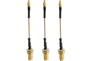 AKK MX05 3PCS MMCX to RP-SMA Female 5.8GHz FPV Antenna Connector