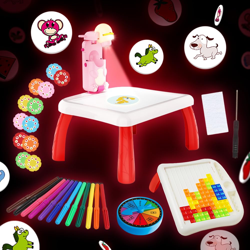 Photo 1 of Sketch and Trace with Drawing Projector for Kids Ages 4-8 and Older, Painting Projection Sketcher, Smart Dayproud Projector Painting - Provides Endless Drawing Possibilities and Skill Development