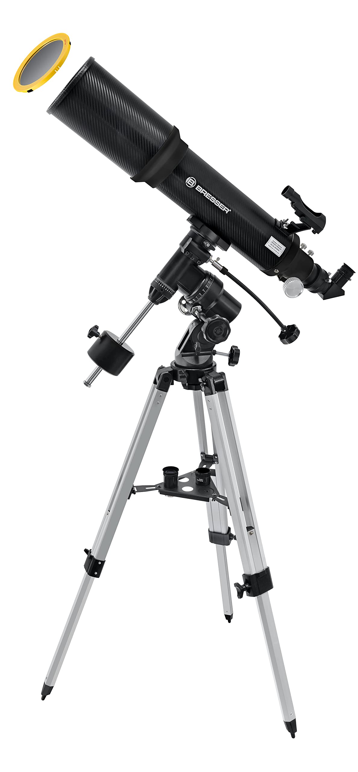Bresser Refractor Telescope AR-102/600 EQ-3 with mount and tripod