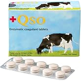 Readyline +QSO Vegetable Rennet Tablets for Cheesemaking, 10 Tablets Strip