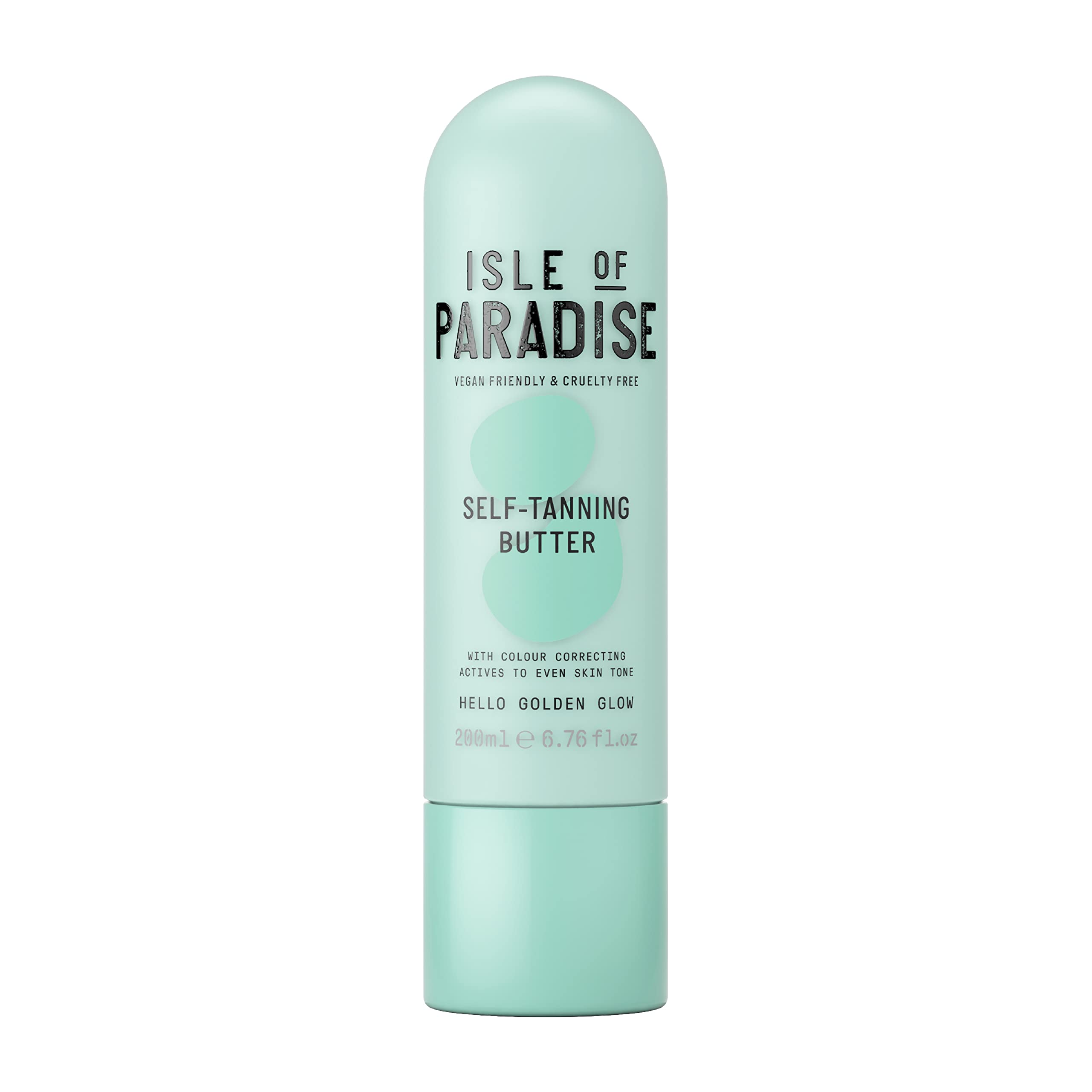 Isle of Paradise Self Tan Butter (200 ml) Gradual Self Tan Butter, Combining Skin Care and Self Tanning, Natural Ingredients & Vegan