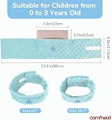 comfheat Colic Relief Baby Belt, Flaxseed Heated Tummy Wrap 0-3Y Blue view 5