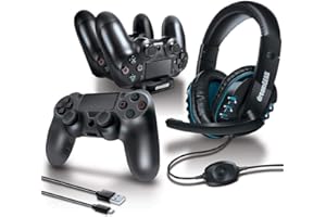 dreamGEAR 6 in 1 Game kit Black PS4