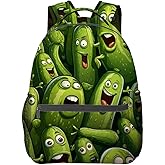 VANZEV Pickle Backpack Travel Backpacks Laptop Rucksack,School Bookbag for Women Kids Boys Girls,Fun Food Back Pack Accessories Bags,Ideal Gifts for Work, Outdoor Adventures