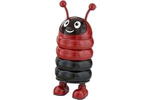 Decorative Trash Can - Cute Creative Wastebasket for Bedroom, Living Room, Apartment, Dorm, Hotel- Red Black