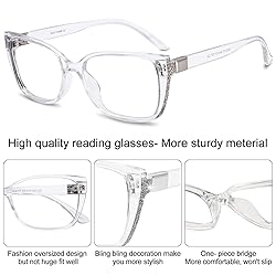 OCCI CHIARI Large Frame Reading Glasses 6.0 Women