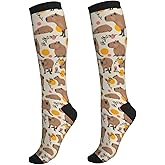 Bshuey Compression Socks For Women & Men Circulation 15-20 Mmhg Knee High Best Support For Travel Running Athletic