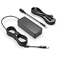 90W 65W AC Adapter Charger Fit for Dell Laptop Latitude Inspiron Series, 10Ft Flexible Power Cord, Charging Light, 19.5V 4.62A, 4.5mm and 7.4mm