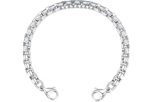 LinnaLove Stainless Steel Interchangeable Chain for Medical Alert id Bracelets for Women and Men