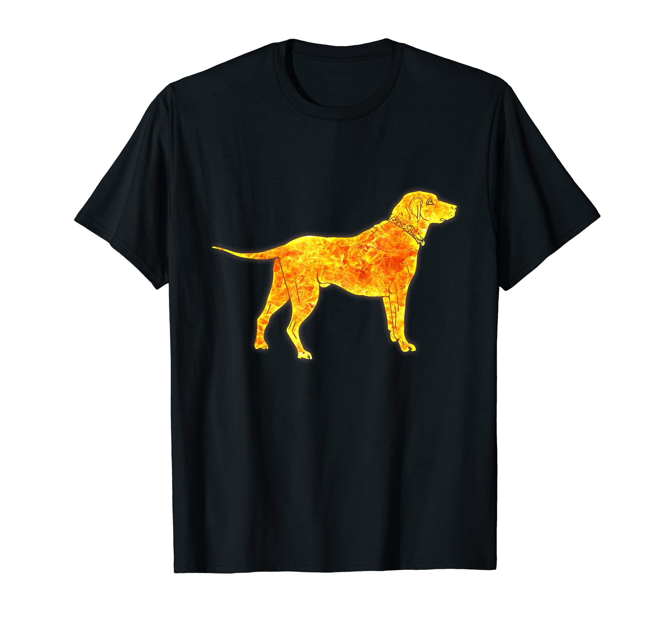 Pet dog fire flames burn T-Shirt
