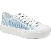 Karl Lagerfeld Womens Giddeon Lace Up Sneaker