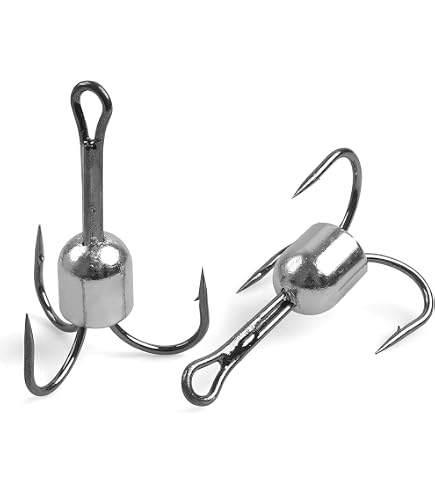 LAST CAST TACKLE 2oz 9/0 Weighted Treble Bunker Snag Hooks