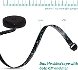 LiteTour Tape Measure for Body Dual Sided 150cm Retractable Tailor Measuring view 3