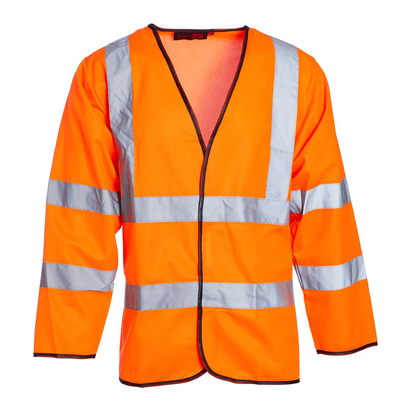 Blackrock Hi Vis Long Sleeve Vests Orange, Reflective High Vis Jackets, Hi Viz, Work Utility & Safety Clothing, Neon Clothes, Running, Jacket, Hivisible, Security, PPE, Fluorescent - Size Medium — image 1