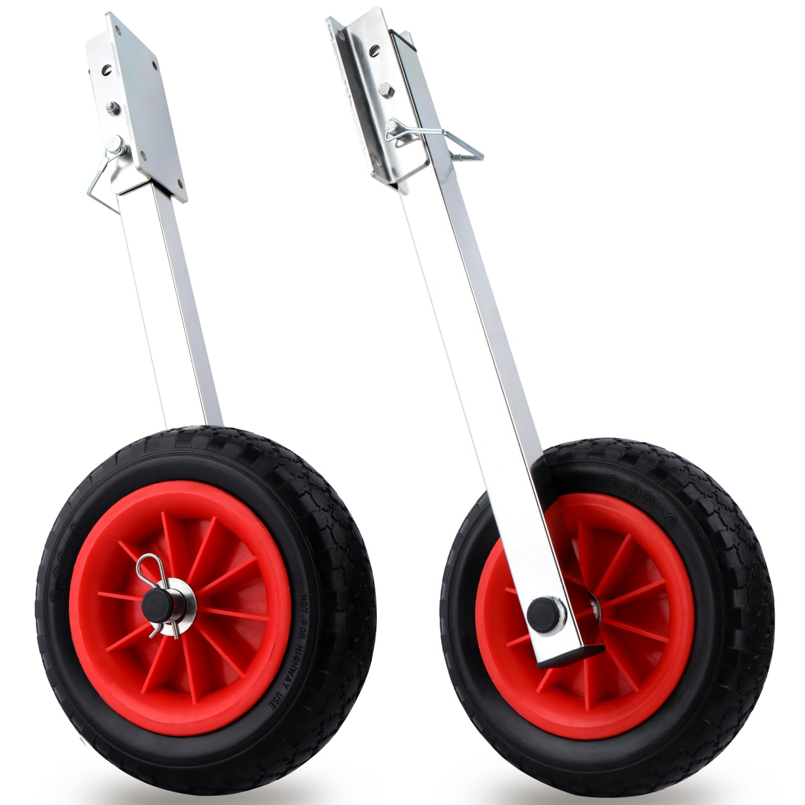 Photo 1 of MANUMARINE Boat Launching Wheels,10" Removable Boat Transom Launching Dolly Wheel for Inflatable Boats?Jon Boats