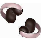 Soundcore AeroClip by Anker, Open-Ear Earbuds, Clip-On Headphones, Adaptive Comfort, Clear Calls with 4 Mics and AI, Stable Fit, 12mm Drivers for Powerful Bass, Hi-Res, Open-Ring Design (Renewed)