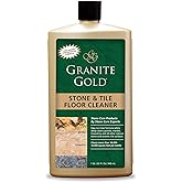 Granite Gold Stone And Tile Floor Cleaner - No-Rinse Deep Cleaning Granite, Marble, Travertine, Ceramic Solution - 32 Ounces (Packaging may vary)