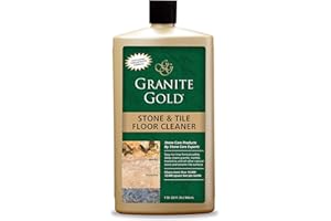Granite Gold Stone And Tile Floor Cleaner - No-Rinse Deep Cleaning Granite, Marble, Travertine, Ceramic Solution - 32 Ounces (Packaging may vary)