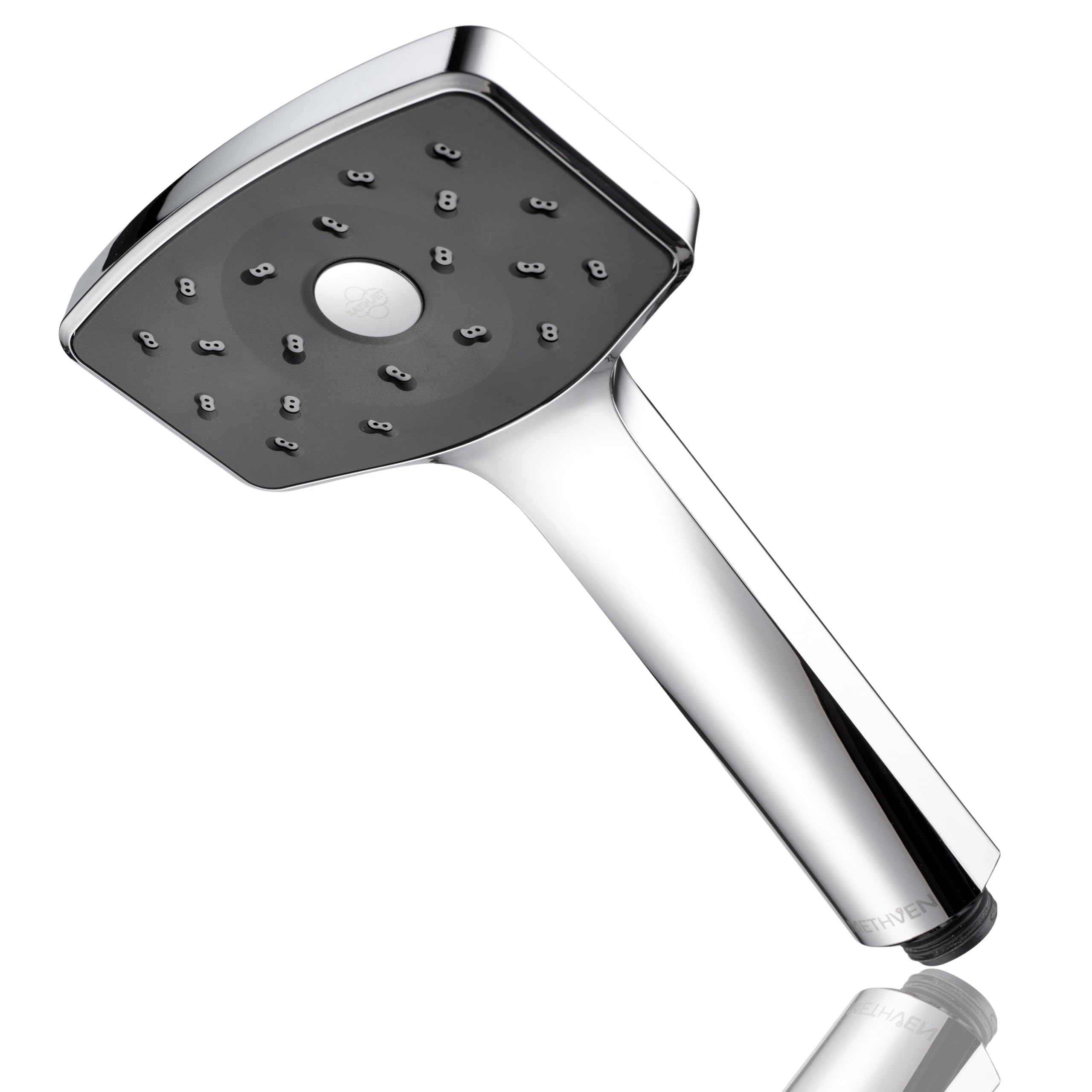 Methven Waipori Satinjet Shower Head Handset Chrome Finish Twin-Jet Technology Perfect for Low - High Pressure | Increased Money & Water Saving ECO Performance (WAHPCPUK)