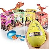 Xosoy Dinosaur Toys, Giant Hatching Dinosaur Egg with Big Dinosaur Toy Inside, Dinosaur Party Favors, Best Dinosaur Toys for 3 Years Old - 8 Years Old Children( Random Color)