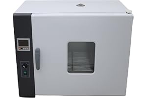 INTBUYING 220V Digital Forced Air Convection Drying Oven Heat Industrial Lab Temperature Control Adjustable Fan Speed (17.3X21.6X21.6inch Chamber)