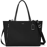 TUMI - Voyageur Valetta Tote - Women's Carryall Bag, Lightweight and Roomy, Functional Purse for Everyday, Business & Travel - Large, Black & Gunmetal