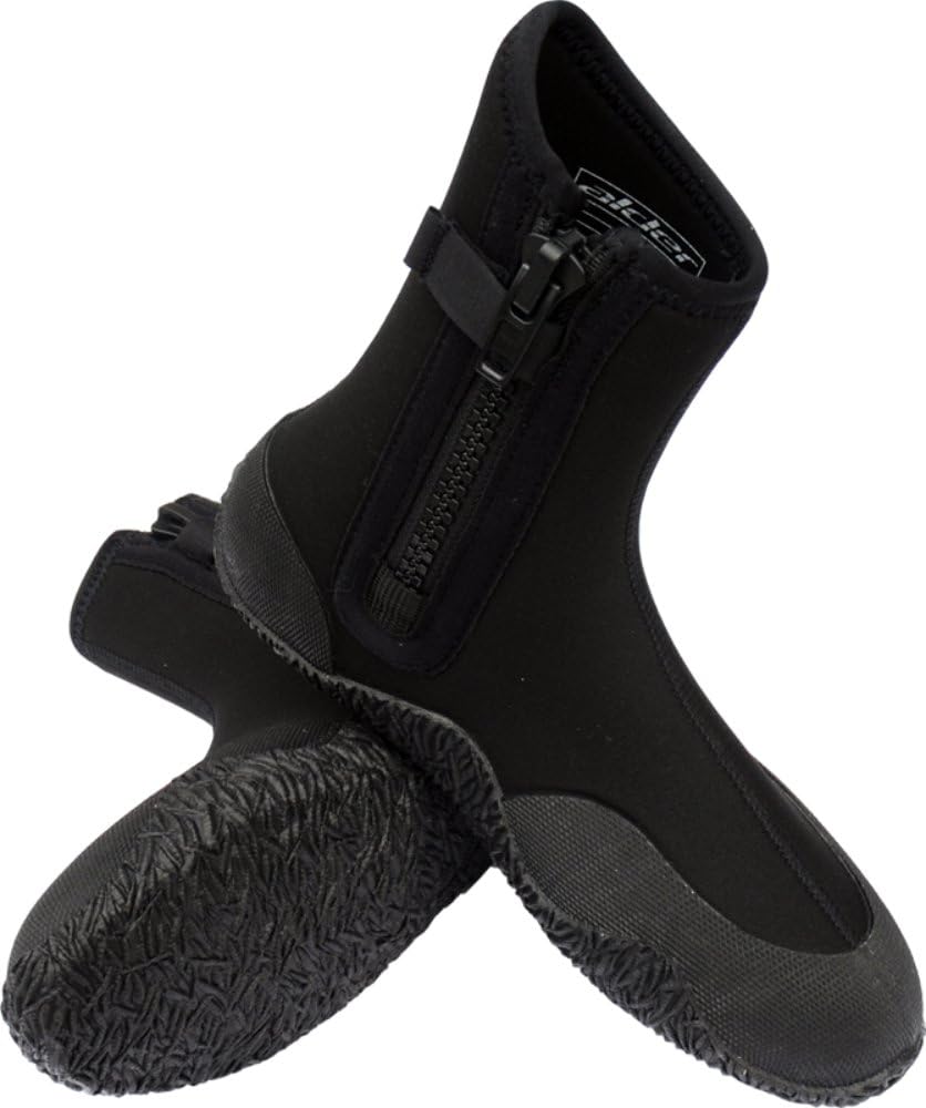 Alder Edge Zipped 5mm Wetsuit Boots - Surfing/Diving/Snorkelling/Sailing/Kayaking/Canoeing/Jetski/Neoprene Accessories/Wetsuit Accessories/Coasteering/Watersports Activities
