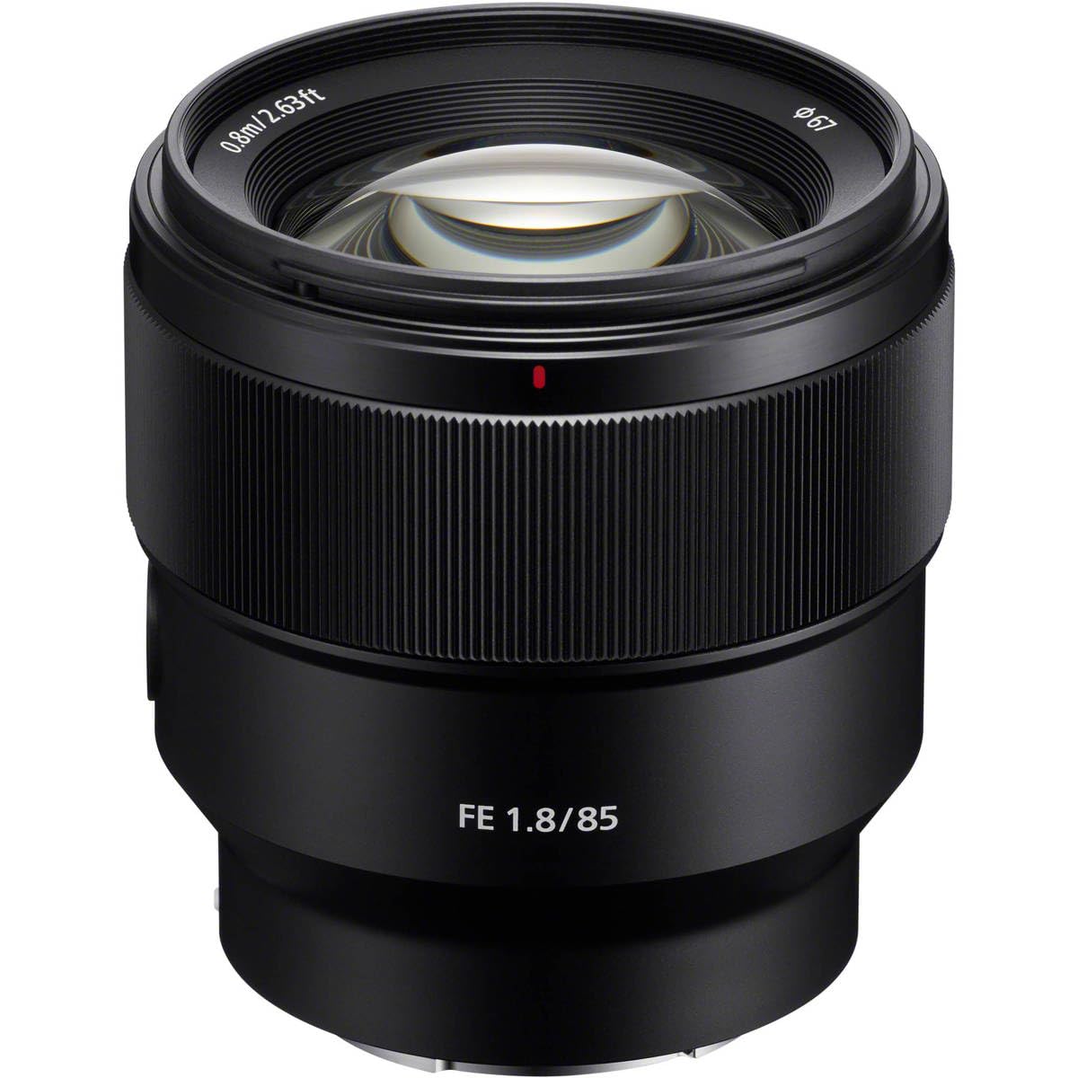Sony SEL85F18 85mm F/1.8-22 Teleobiettivo fisso medio per fotocamera prima, nero