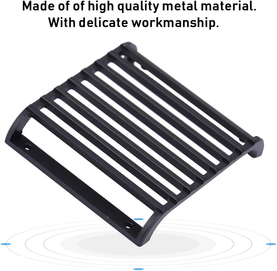 Metal Front Lamp Guards Headlight Cover Guard Grille for 1/10 RC Crawler Car, As Shown in the Picture, One size fits all - Image 4