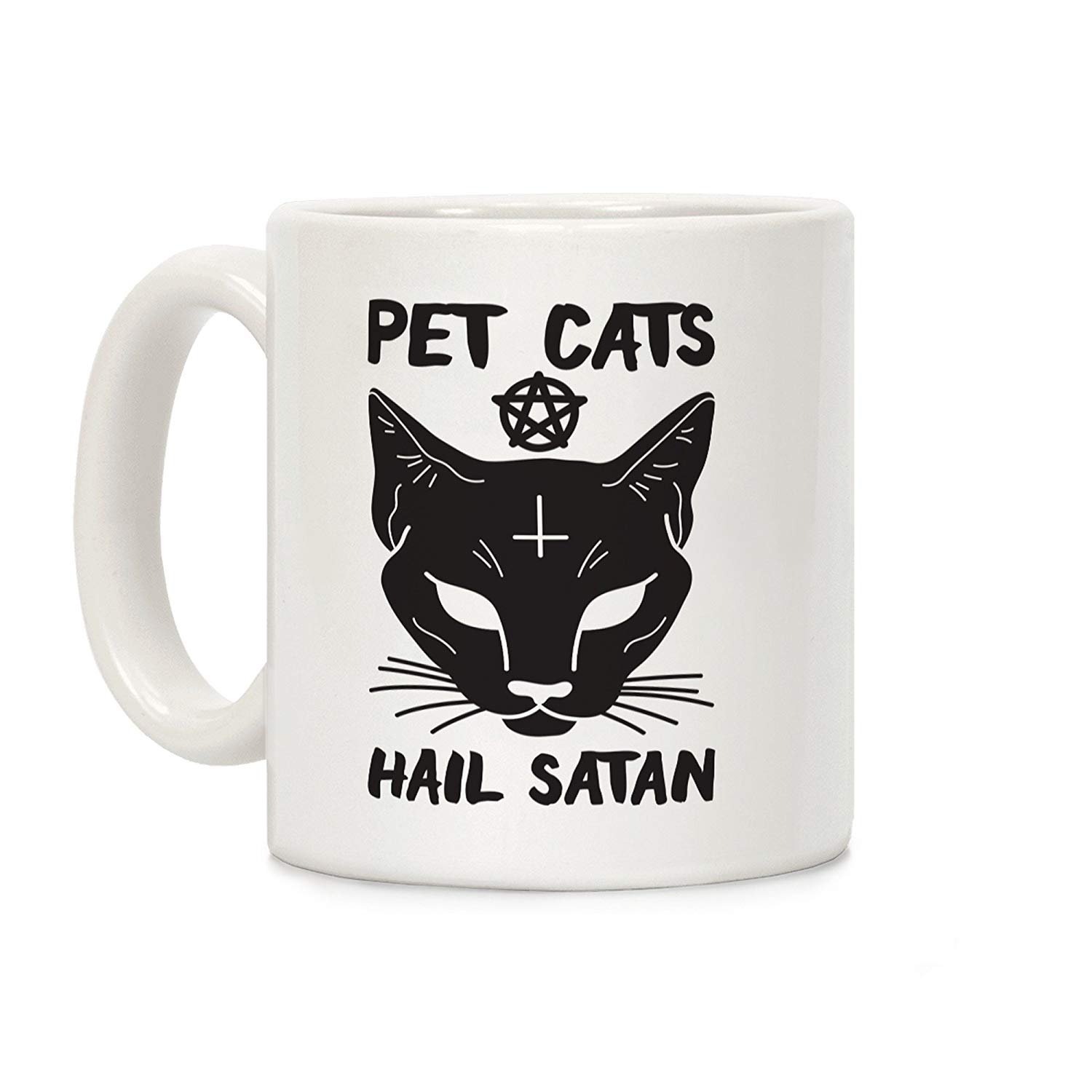 Los Gatos del Animal doméstico granizan la Taza de café de ...