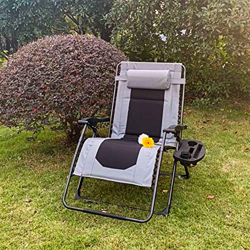 Zero Gravity Lounge Chair, XXL Padded Patio Folding Recliners Pricepulse