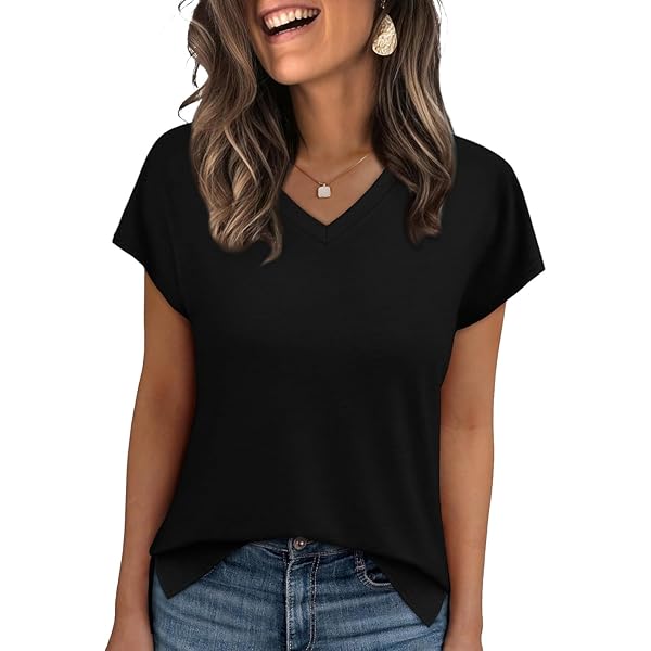 Made By Johnny Women's Dolman Top – Short Sleeve, Boat Neck, Side Shirring, Rayon/Spandex, Red, Large - View #2