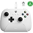 8Bitdo Ultimate 3-Mode Controller, Hall Effect Joysticks, Pro Back Buttons, Wired Only for Xbox Series X|S & Xbox One, Compatibility with Apple, Windows & Android, Officially Licensed(White)