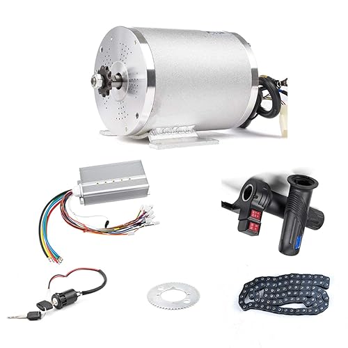BLDC 72V 3000W Brushless Motor Kit with Hard Start 50A Controller