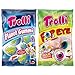 Trolli Planet Gummi and Trolli Pop Eye (Glotzer) Gummies Combination 1 Pack Each - Sour Filled Fruit Gum in a PINKRISTMAS Gift Box