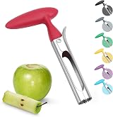 Asdirne Apple Corer Remover with ABS Handle Serrated Blade 17.5cm Red