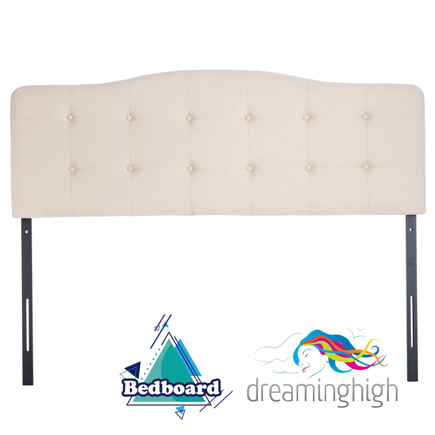 Best queen tufted linen headboard