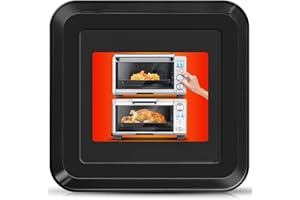 GZHCJJ 10" × 10" Enamel Baking Pan for Breville Compact Smart Oven，Food Grade Non-stick Toaster Oven Replacement Parts Accessories Compatible with Breville Mini Smart Toaster Oven, Dishwasher Safe